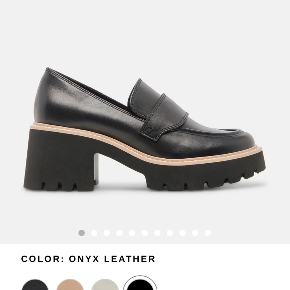 Dolce vita heeled loafers